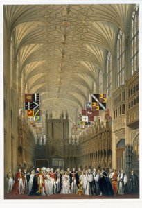 Interior de la Capilla de San Jorge, 1838 de James Baker Pyne